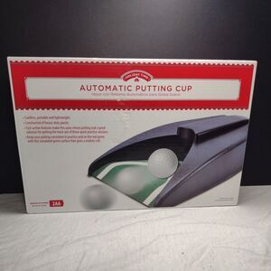 Automatic Putting Cup Black Cordless and Portable Holiday, Practice Time NEW